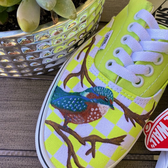 🌴🌼VANS- CUSTOM HAND PAINTED SHOES🌼🌴 - Picture 11 of 13